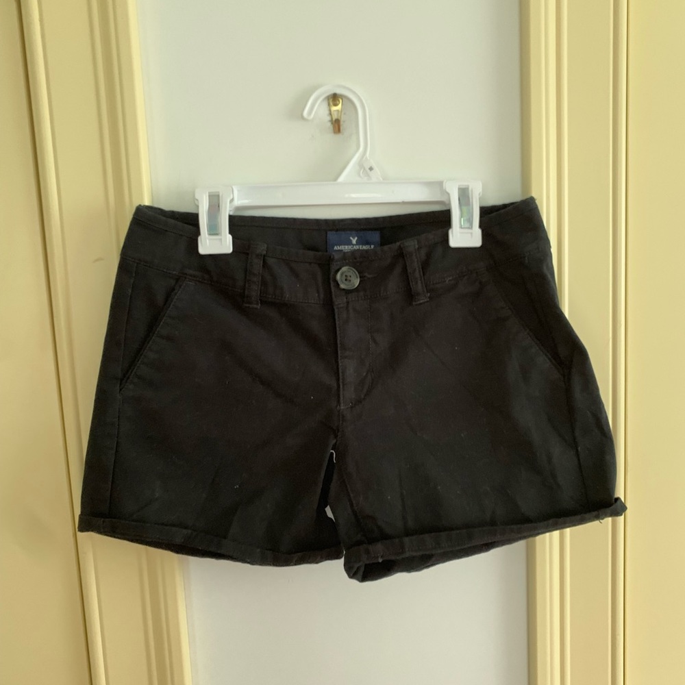 Black American Eagle Shorts